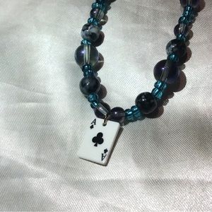 Long “Ace” pendant necklace